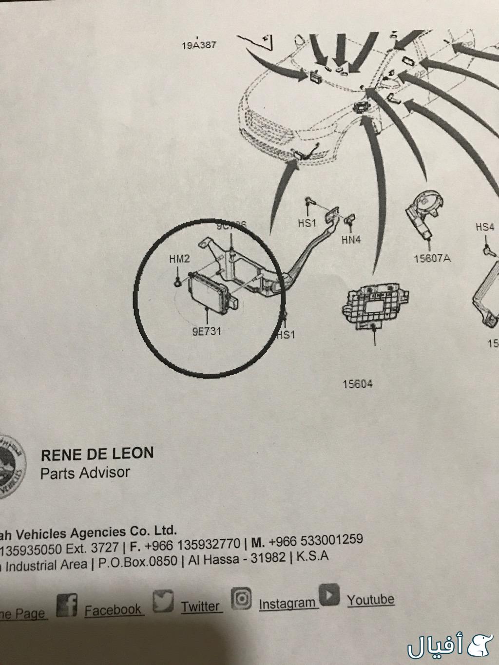 مطلوب في الاحساء قطعة حساس السرعه فورد توروس ٢٠١٤