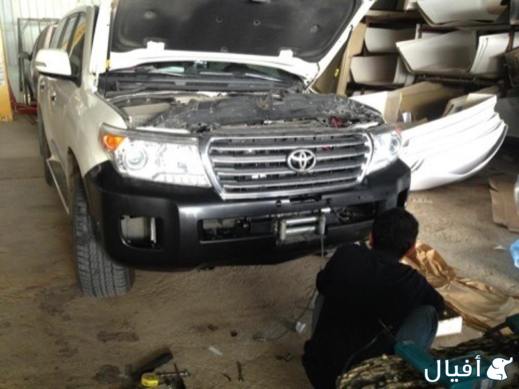 صدام و شمعات و اصطب لاند كروزر 2012-2015