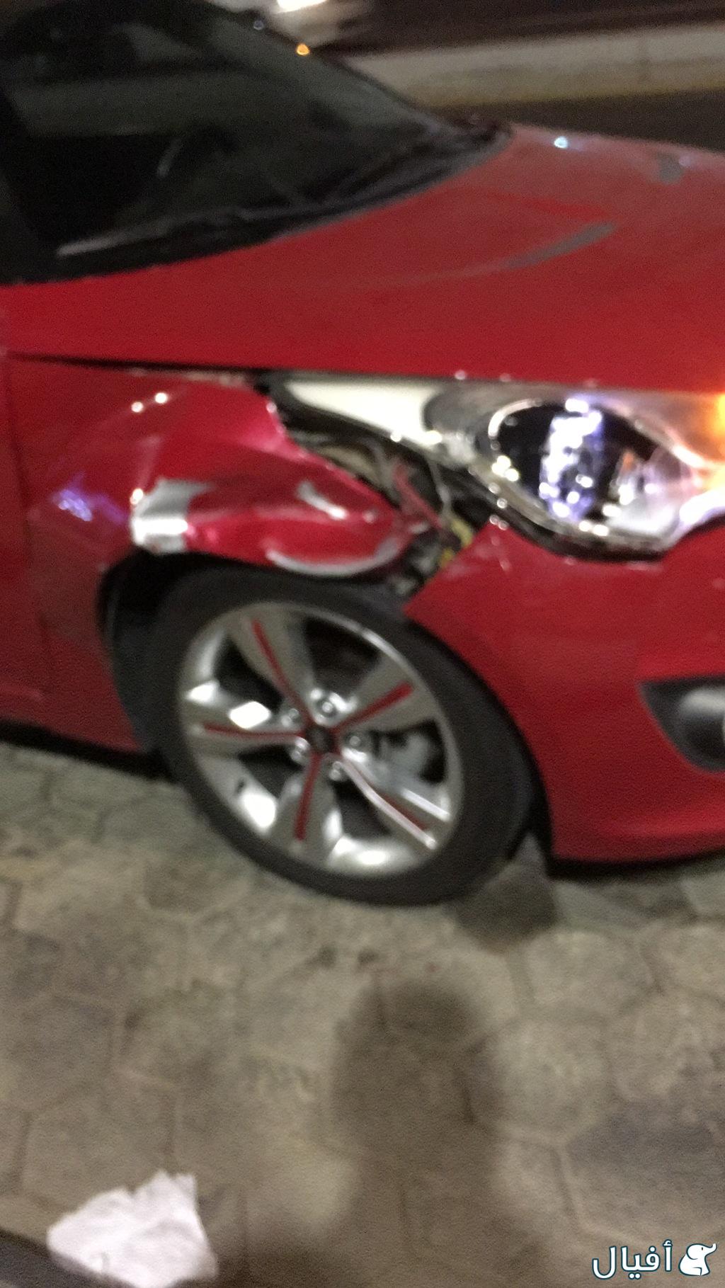 شمعة كامله امامي جهة الراكب