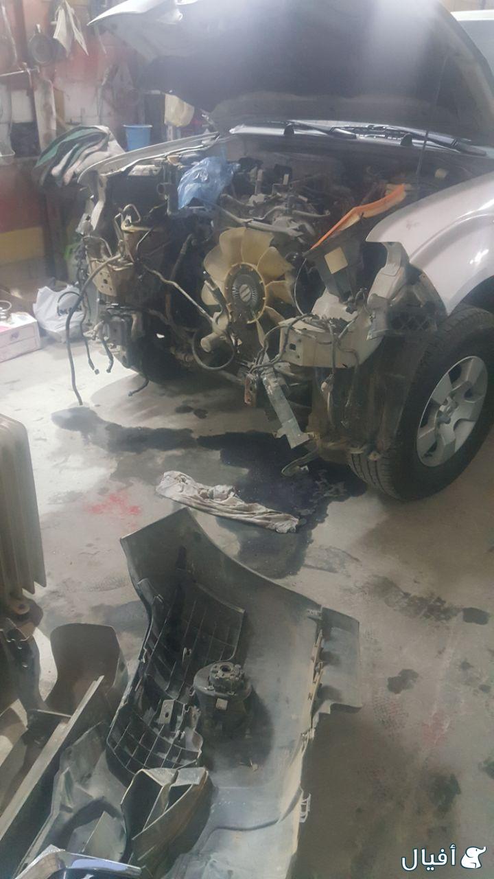 صدام امامي مع الجسر-كبوت-جسر امامي-شبك امامي-انوار اماميه يمين ويسار