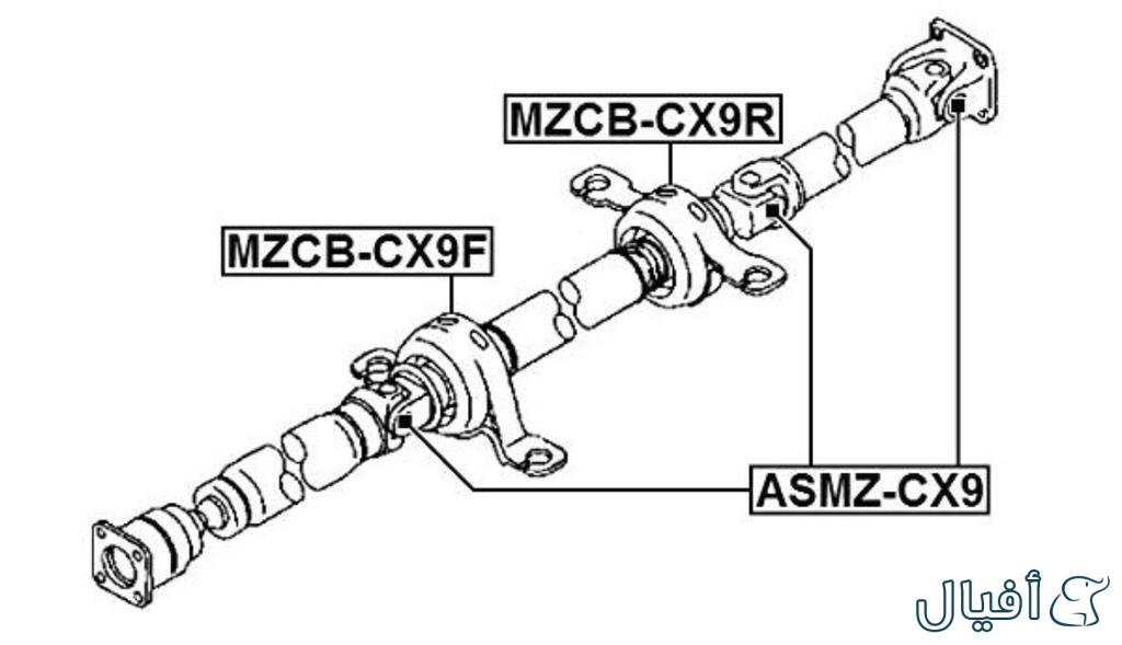 عمود الكردان ورقمها40100SZAA02